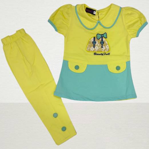 BABY BEAUTY FALL PRINTED T-SHIRT AND TROUSER – 2303-1721