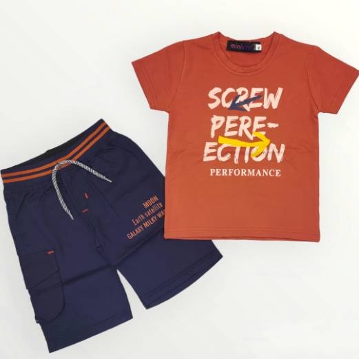 KIDS ARROW PRINTED T-SHIRT AND TROUSER – 2305-2631