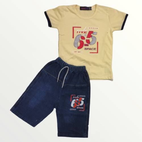 KIDS SPACE FUTURE T-SHIRT AND SHORT – 2303-1215