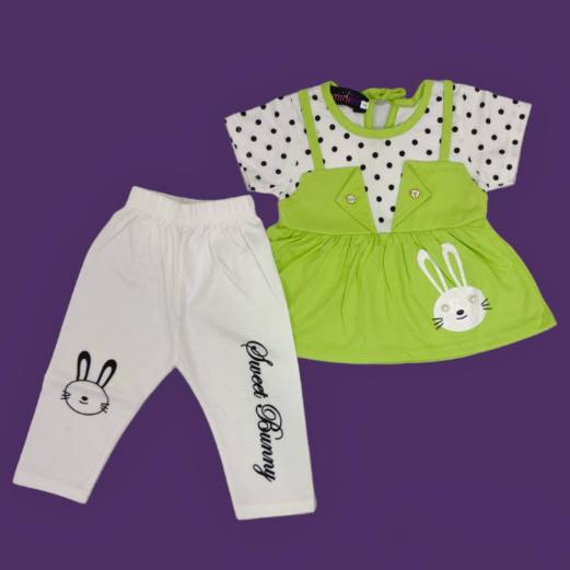 BABY SWEET BUNNY FROCK AND TROUSER – 2303-1930